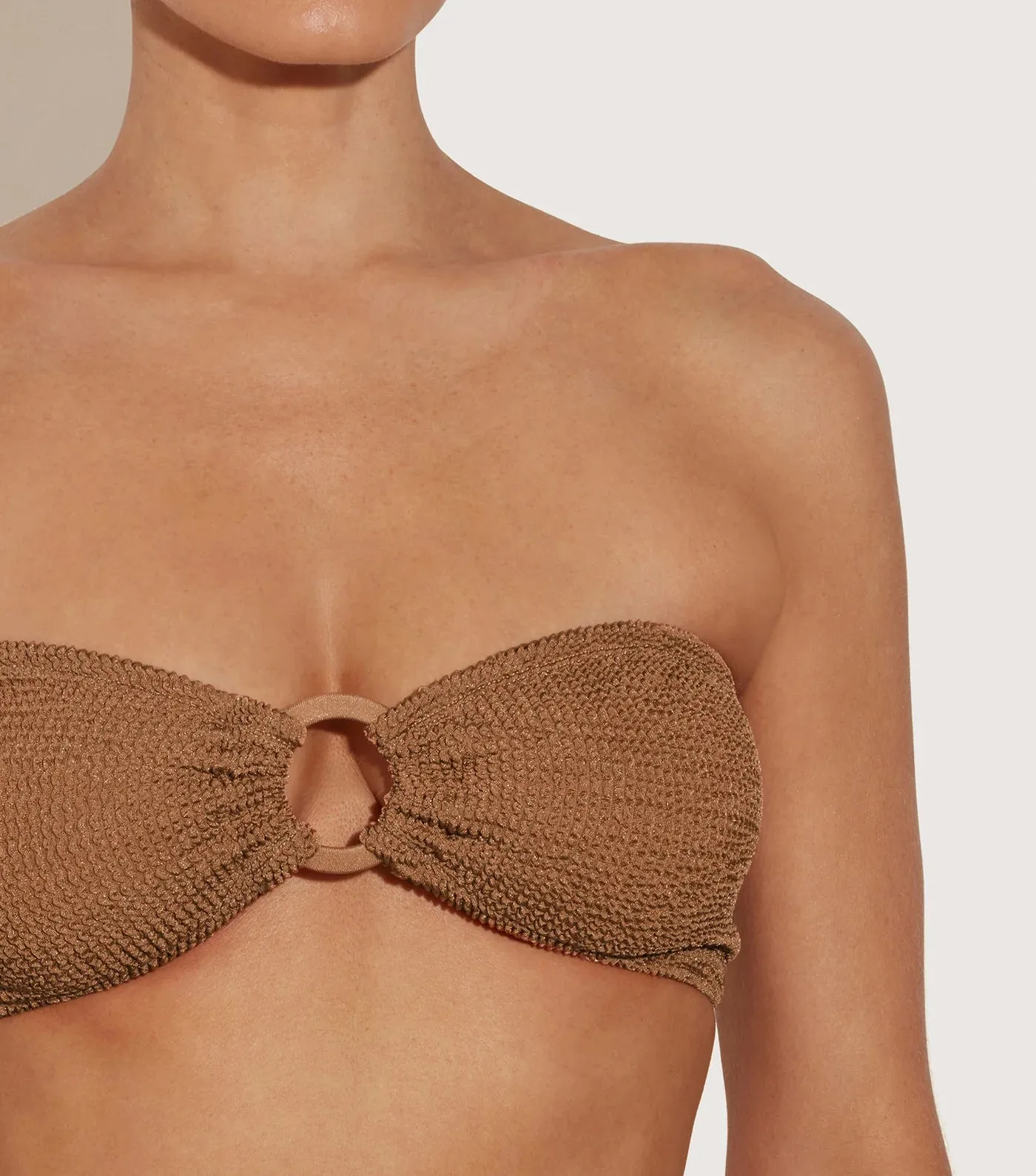 Gloria Bikini - Metallic Cocoa
