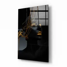 Gold-Lipped Woman