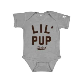 Grey Lil' Pup - Newborn & Infant Bodysuit