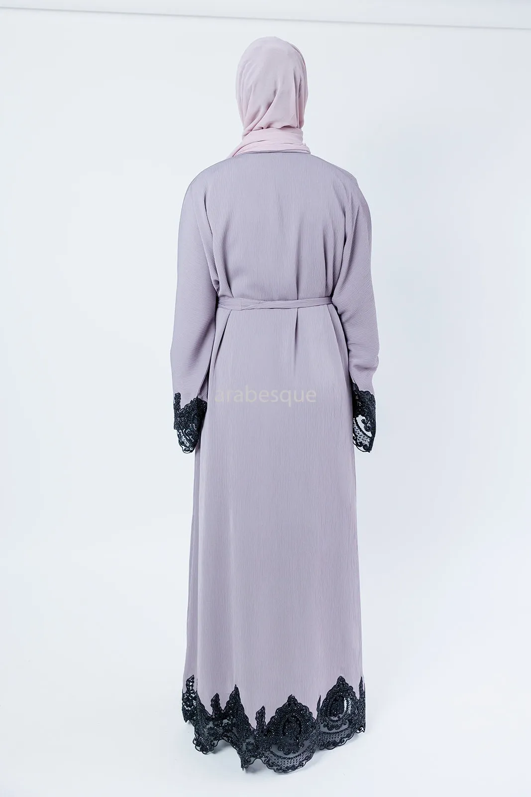 Hajer Lilac Abaya