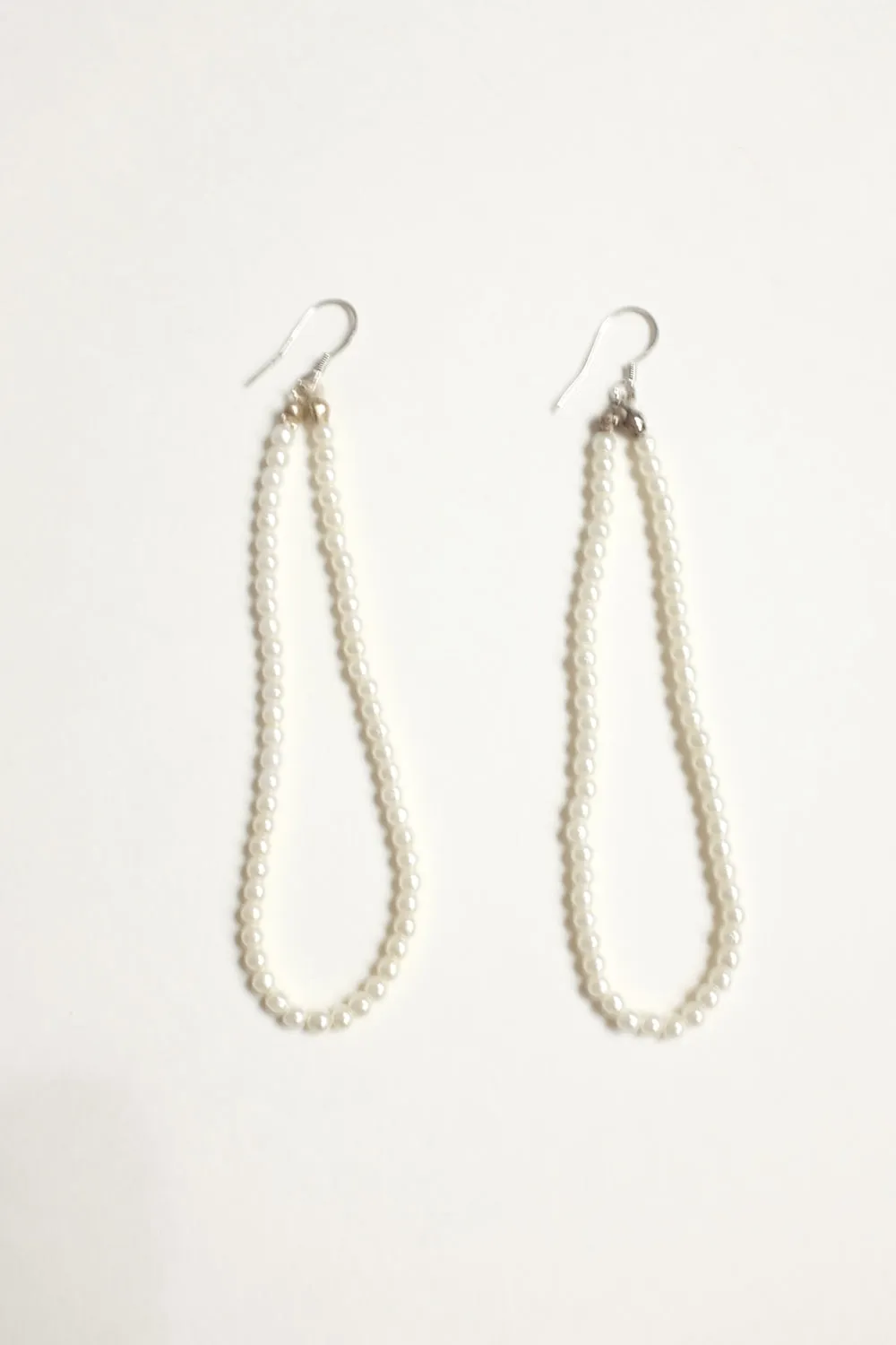 LONG FINE VINTAGE PEARL EARRINGS
