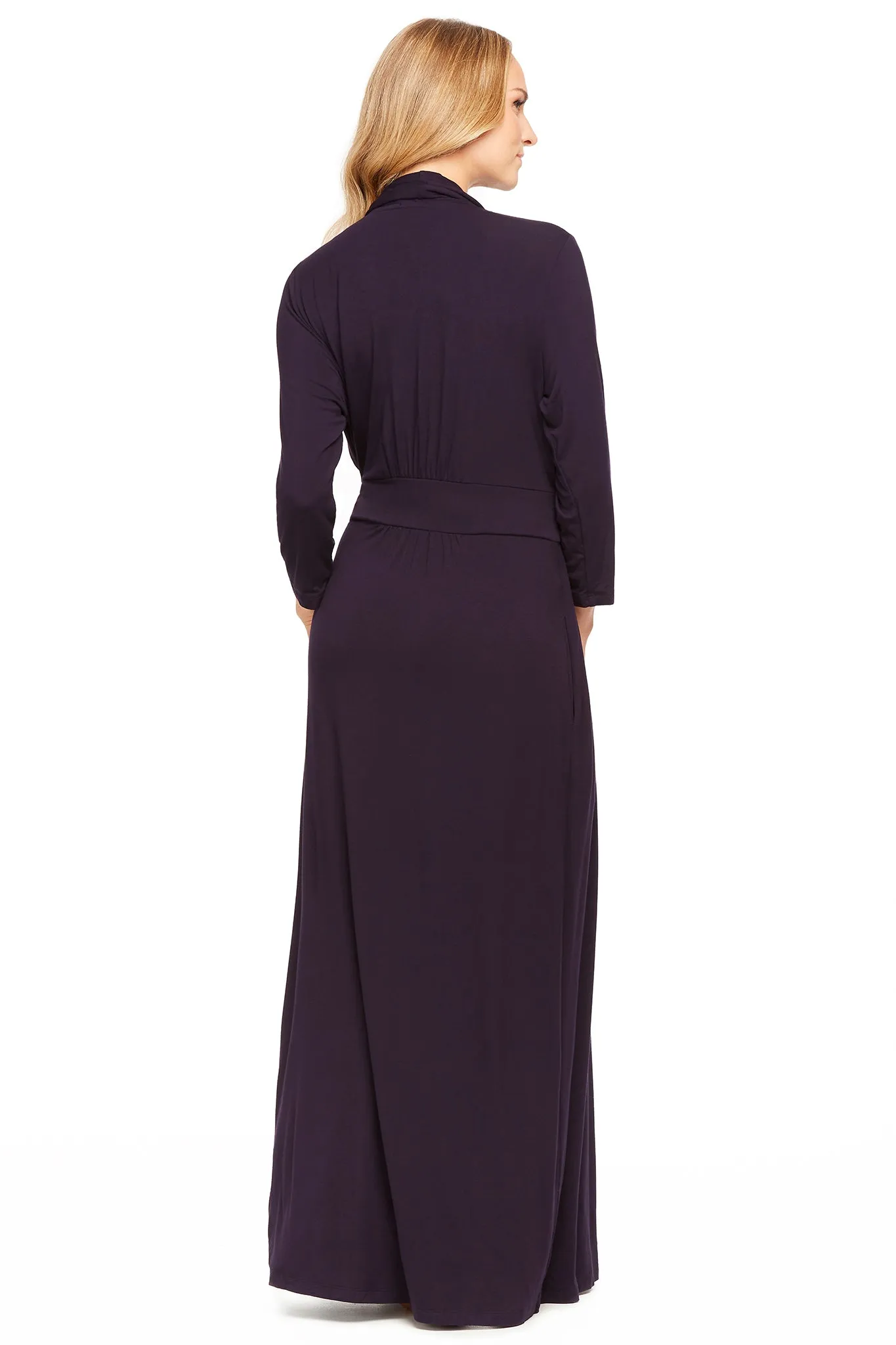 Long Robe with Silk Ties