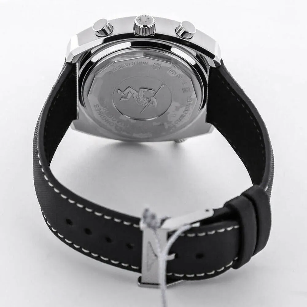 Longines Heritage Diver Automatic Chronograph Steel Mens Strap Watch Date L2.796.4.52.0