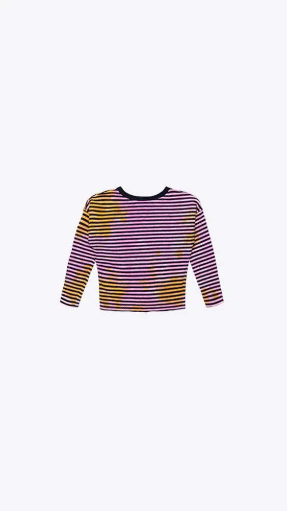LS Slouch Raw Edge Crew