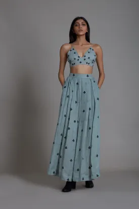 Mati Club Lehenga-Blue (Ready to Ship)