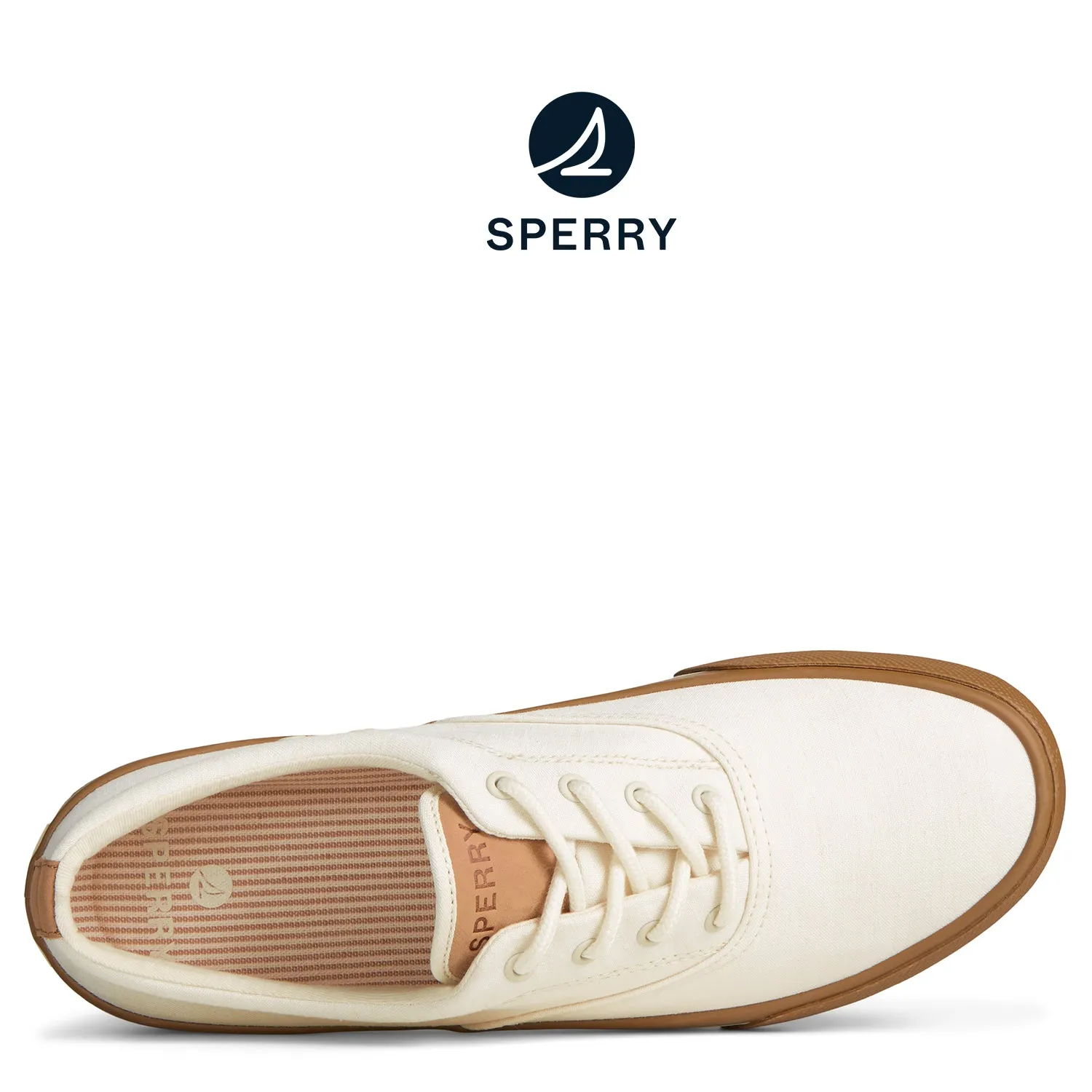 Men's Striper Linen CVO Sneaker White (STS25668)