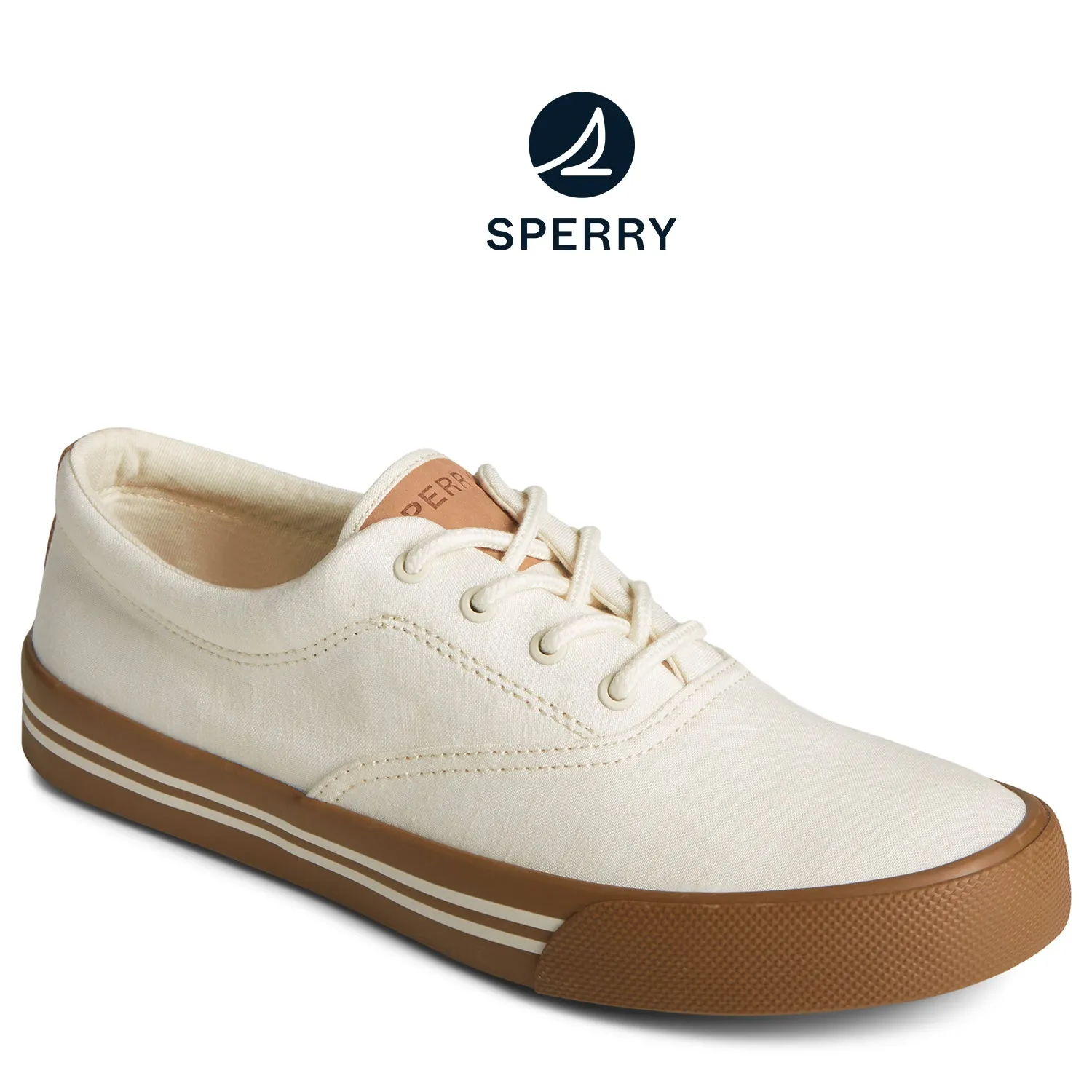 Men's Striper Linen CVO Sneaker White (STS25668)