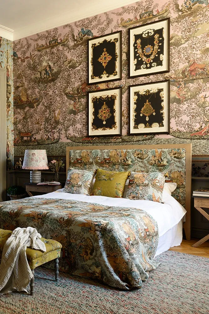 Mind The Gap Journey To Eden Tufted Headboard In Natural Linen