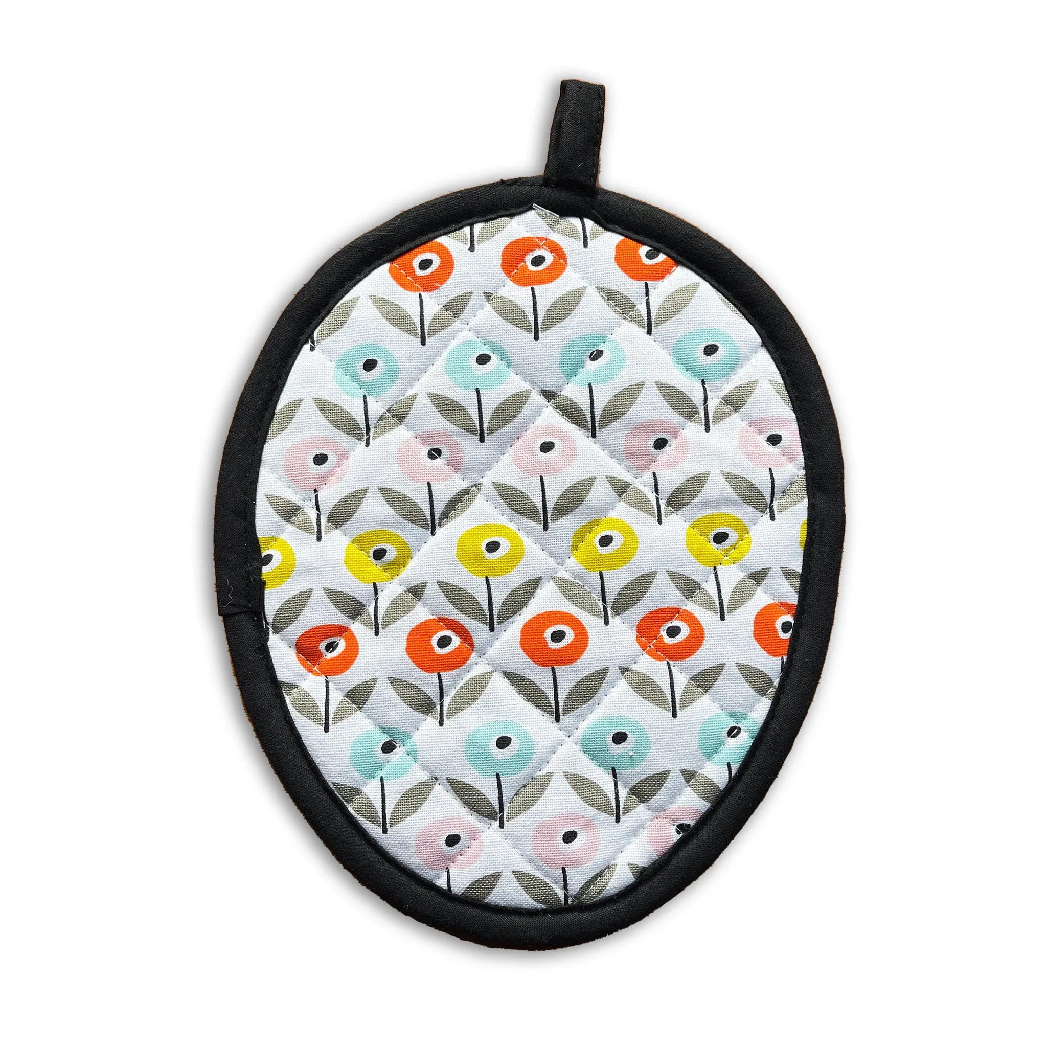 Mod Poppies Hot Pad
