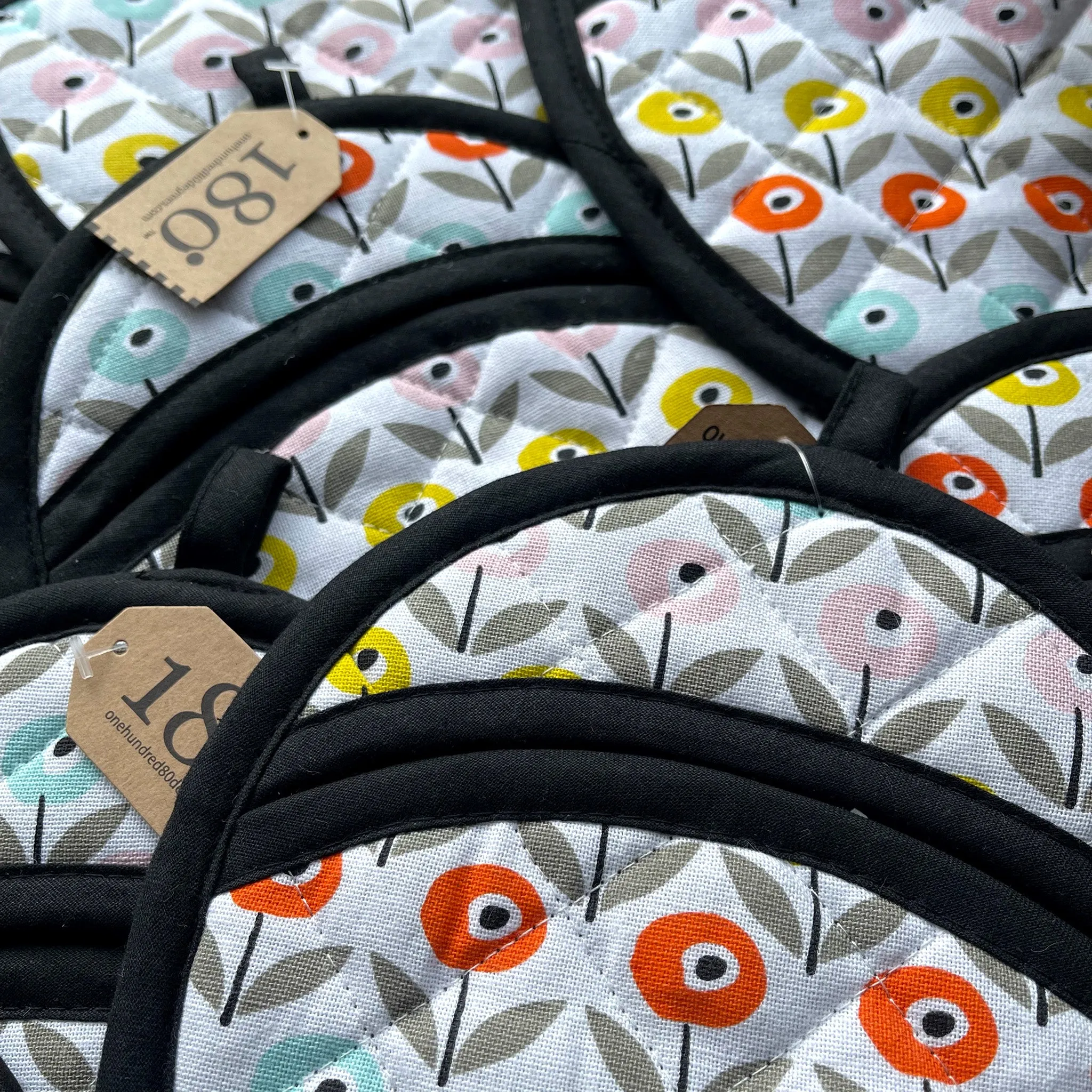 Mod Poppies Hot Pad