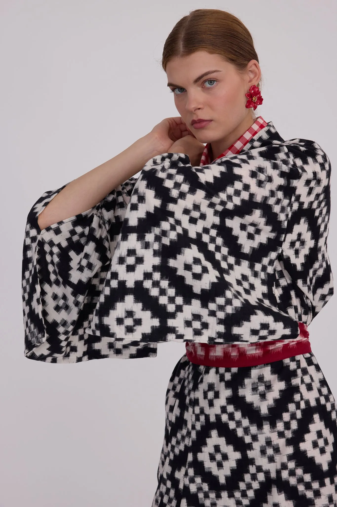 Mombasa Black Kimono