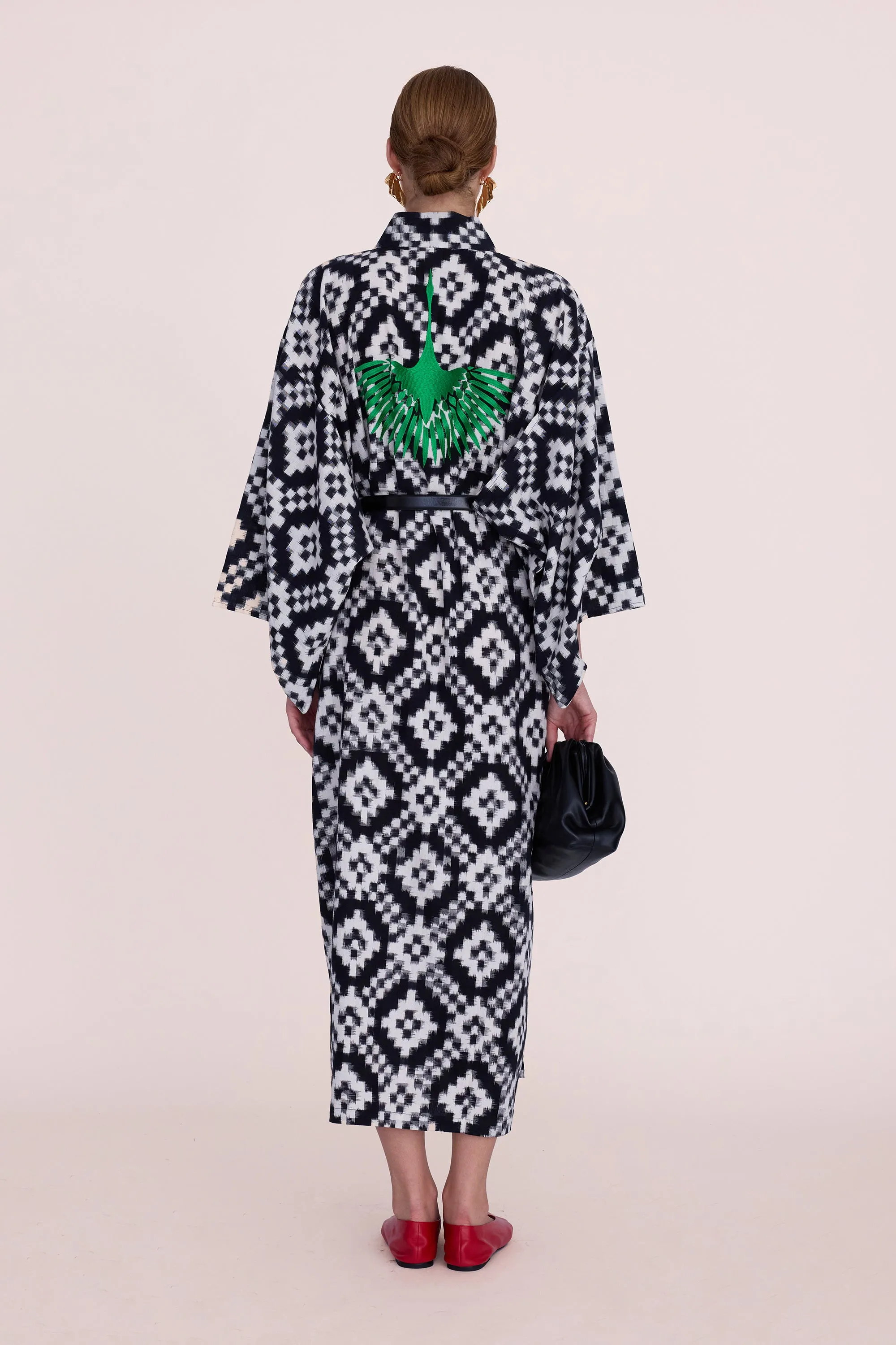 Mombasa Black Kimono