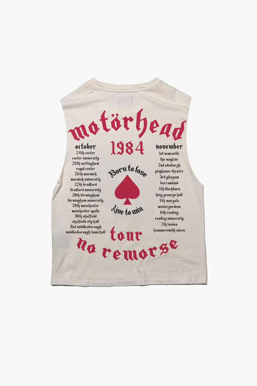 Motörhead No Remorse Vintage Tank