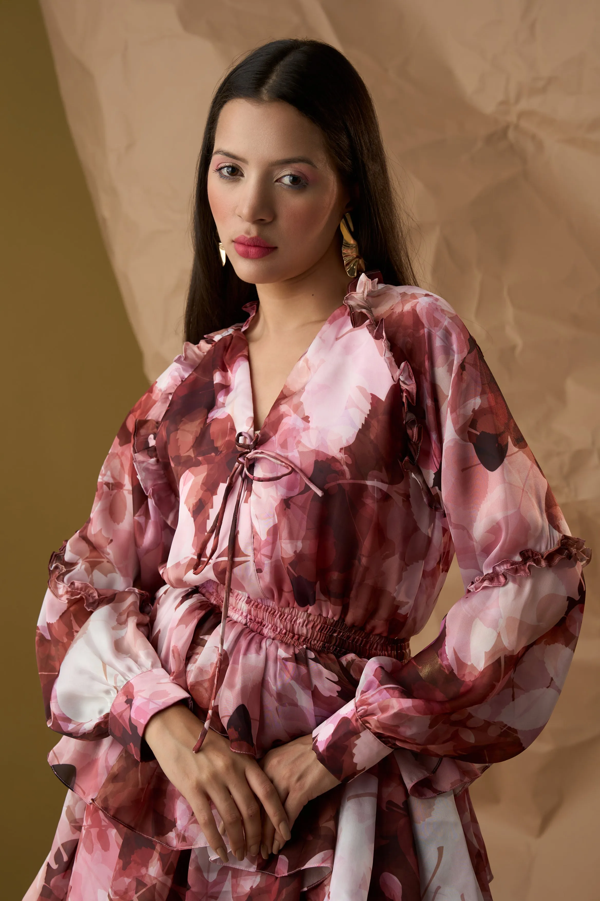 Multicolor Printed women's Party -wear  Short Dress