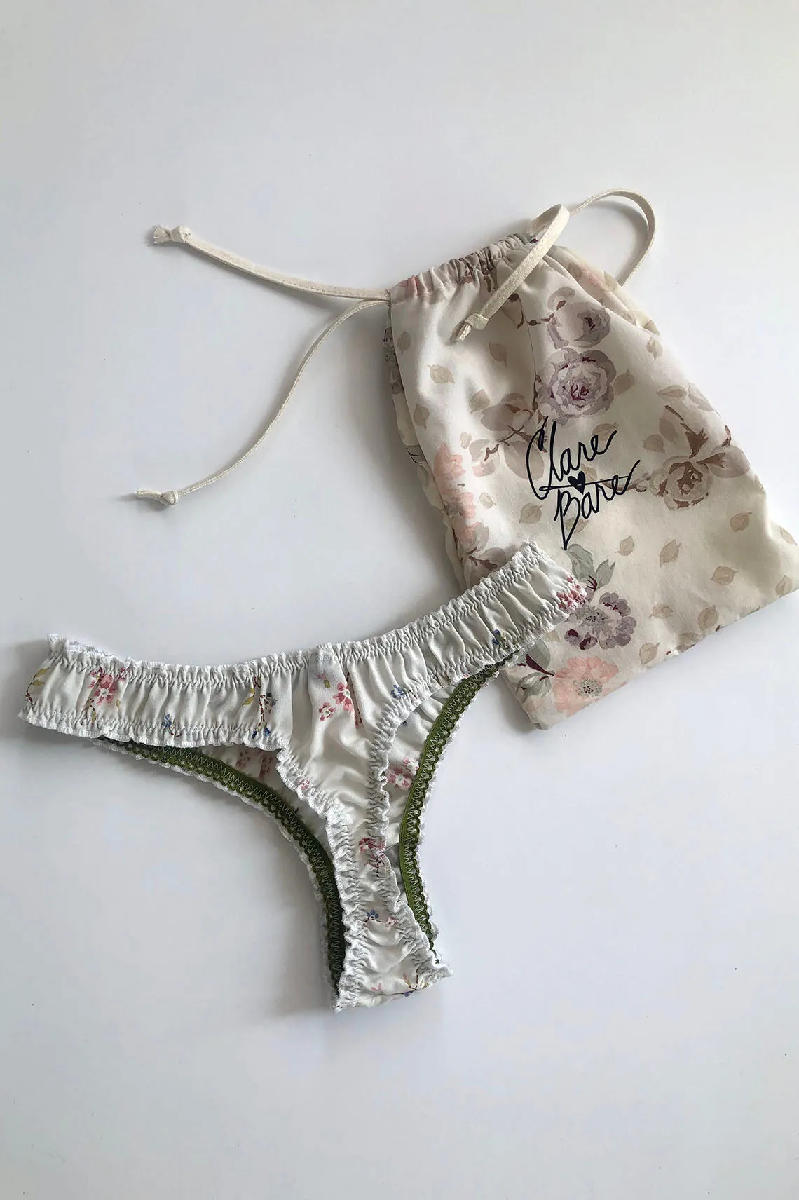 Mystery Print Oleander Thong