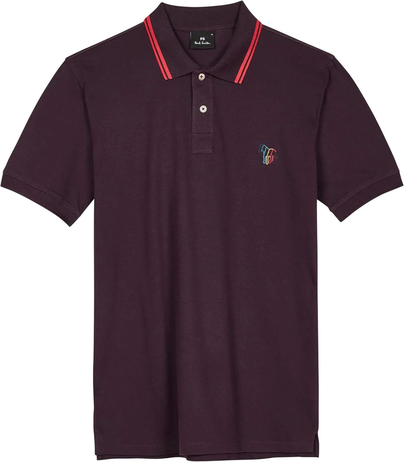 Paul Smith Men's Stretch-Cotton 'Broad Stripe Zebra' Polo Shirt