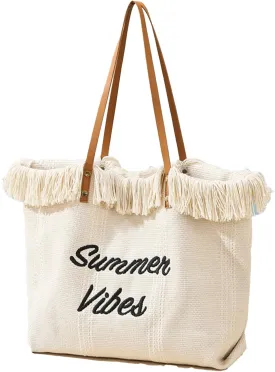 Personalized Embroidered Bridesmaid Tote Bag, Custom Large Women Vaction Travel