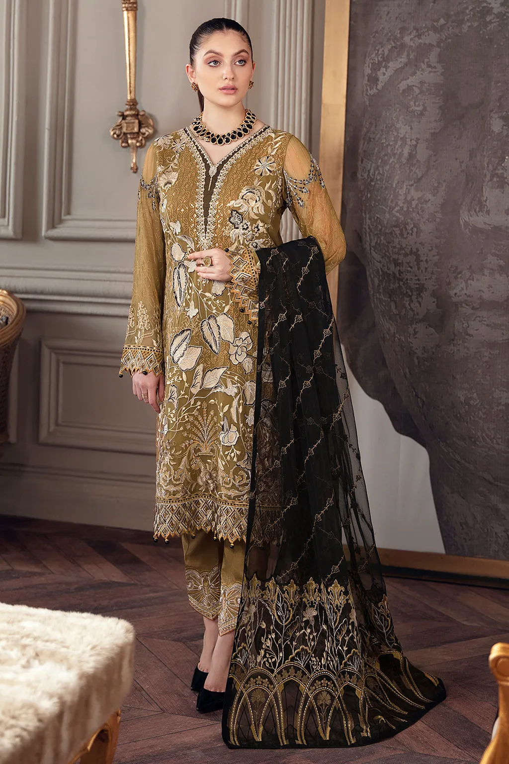 Ramsha Chevron Chiffon Collection Vol-5 – A-504