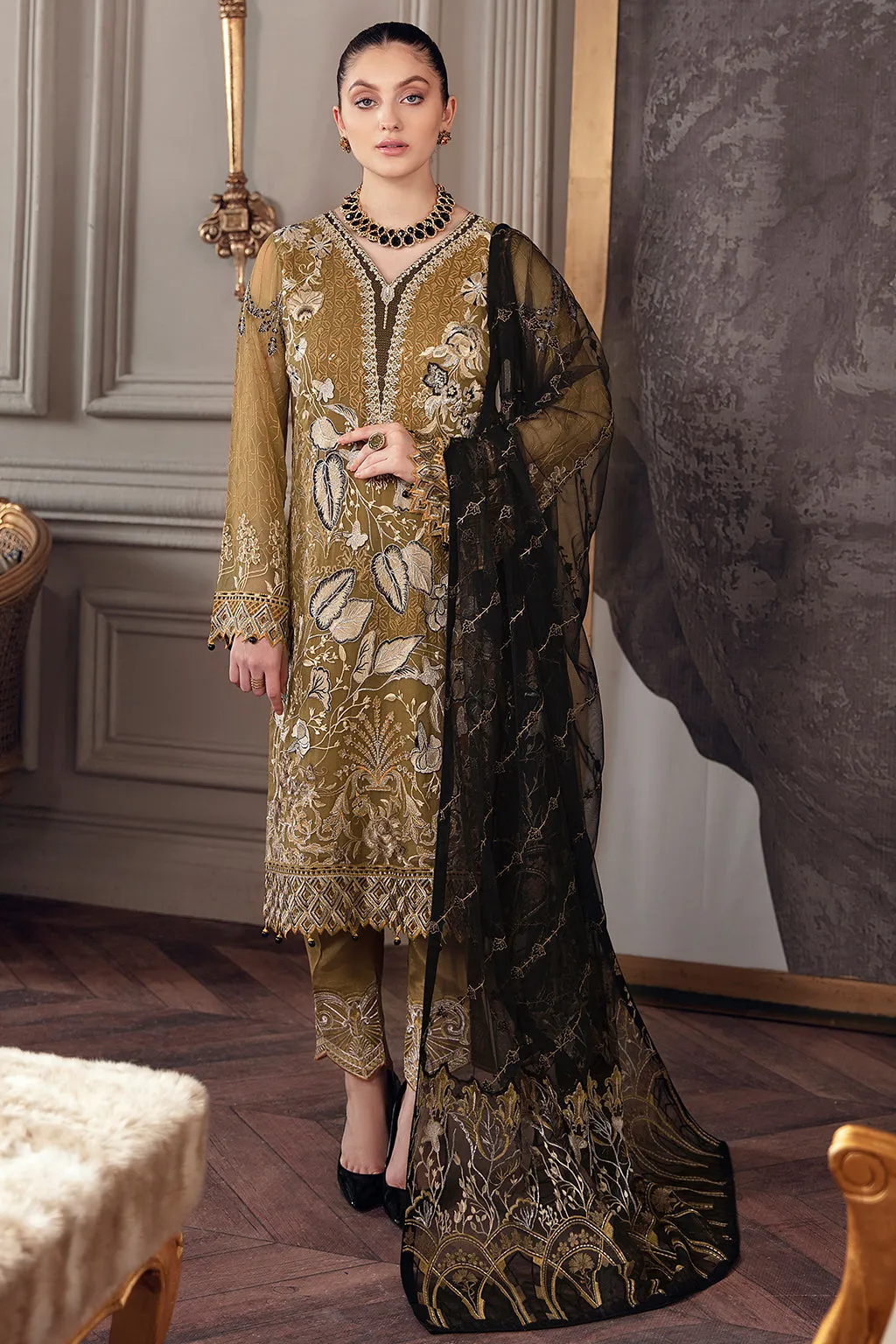 Ramsha Chevron Chiffon Collection Vol-5 – A-504