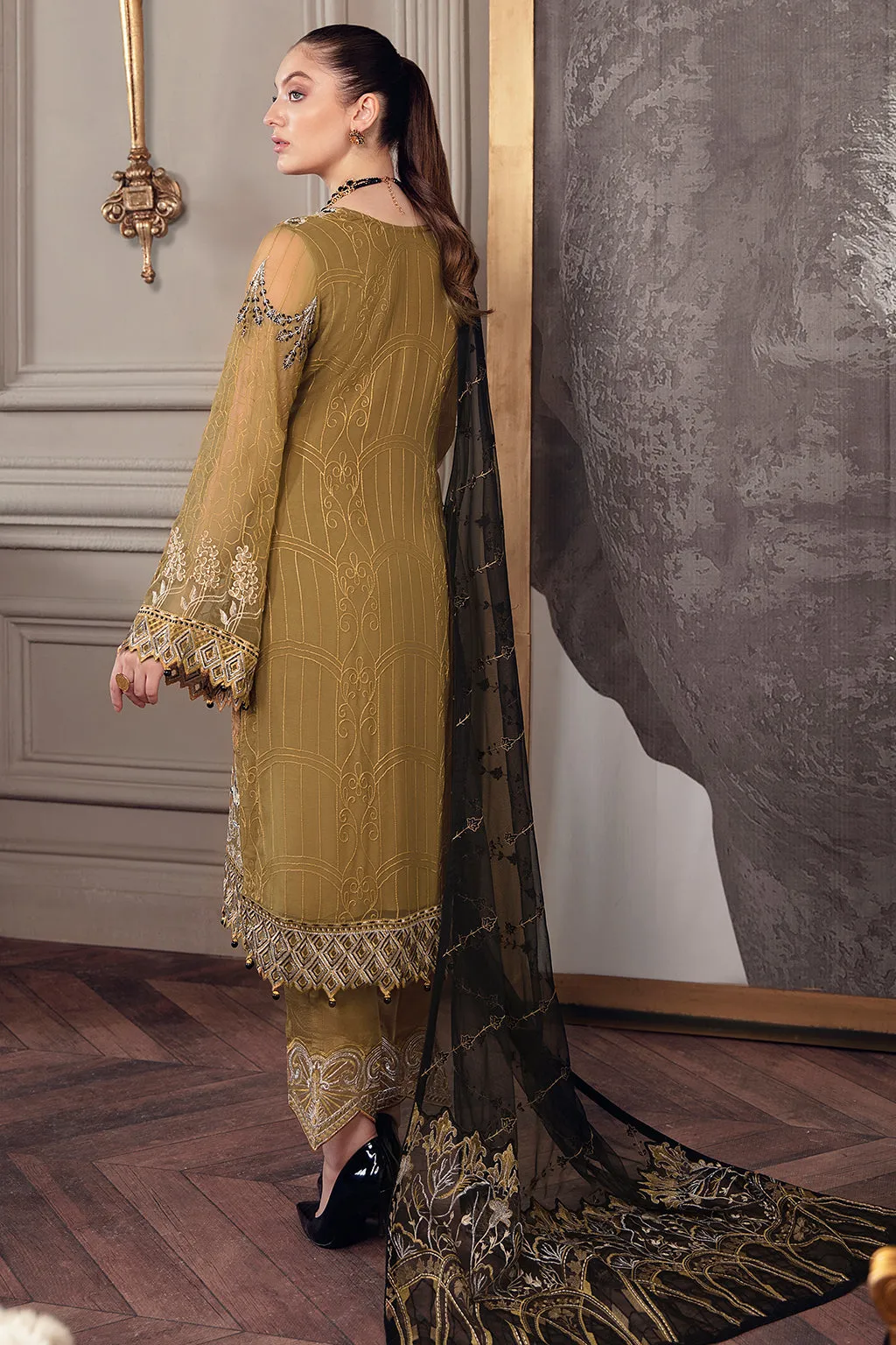 Ramsha Chevron Chiffon Collection Vol-5 – A-504