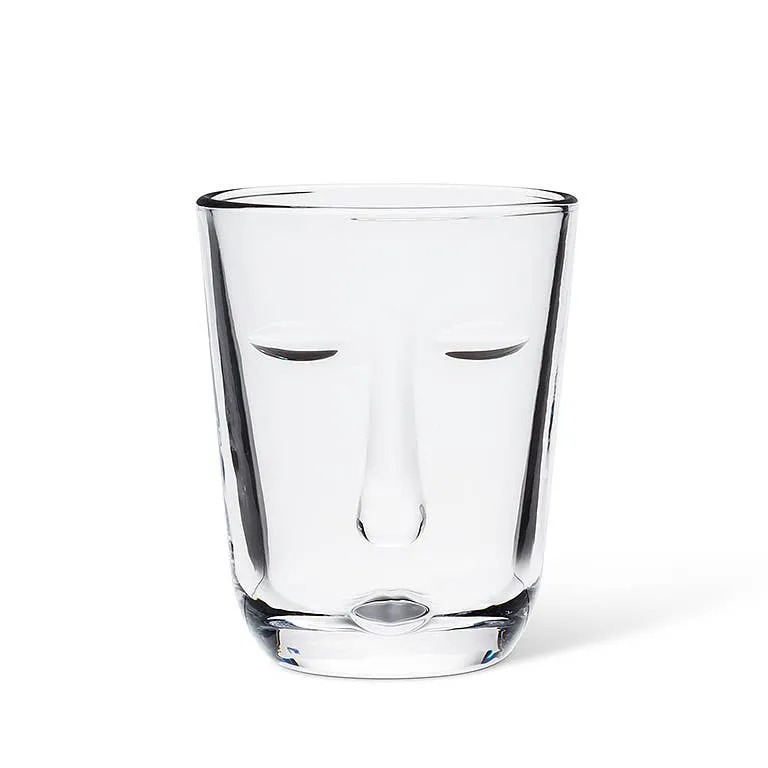Resting Face Tumbler Glass