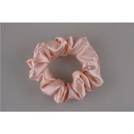 Rose Gold silk scrunchies medium