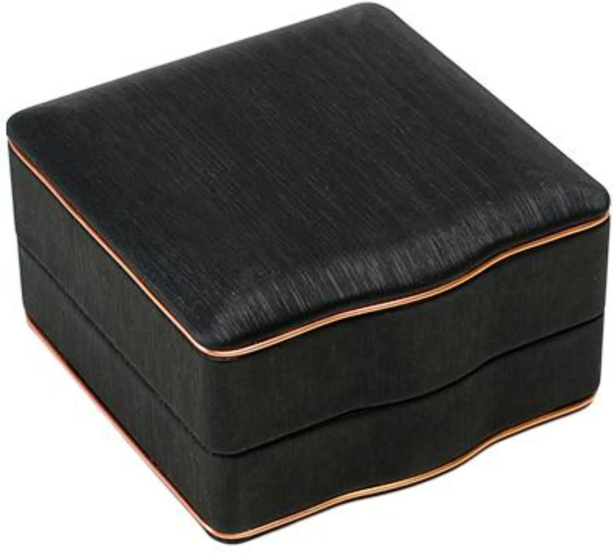 Rose Gold Trim Bangle Box Black/Brown