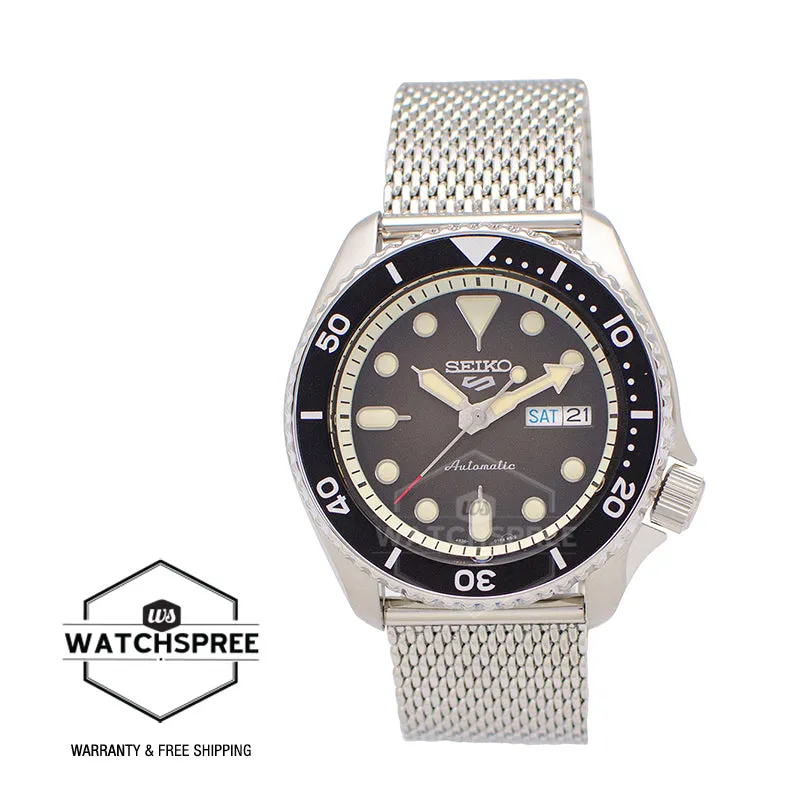Seiko 5 Sports Automatic Silver Stainless Steel Mesh Band Watch SRPD73K1 (LOCAL BUYERS ONLY)