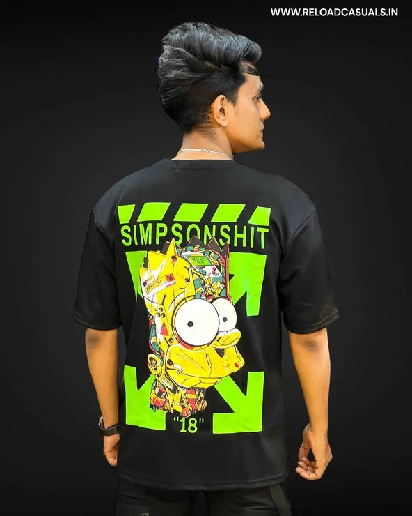 Off-shoulder Simps Imp T-Shirt
