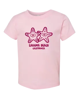 Starfish Toon Toddler Tee - Pink