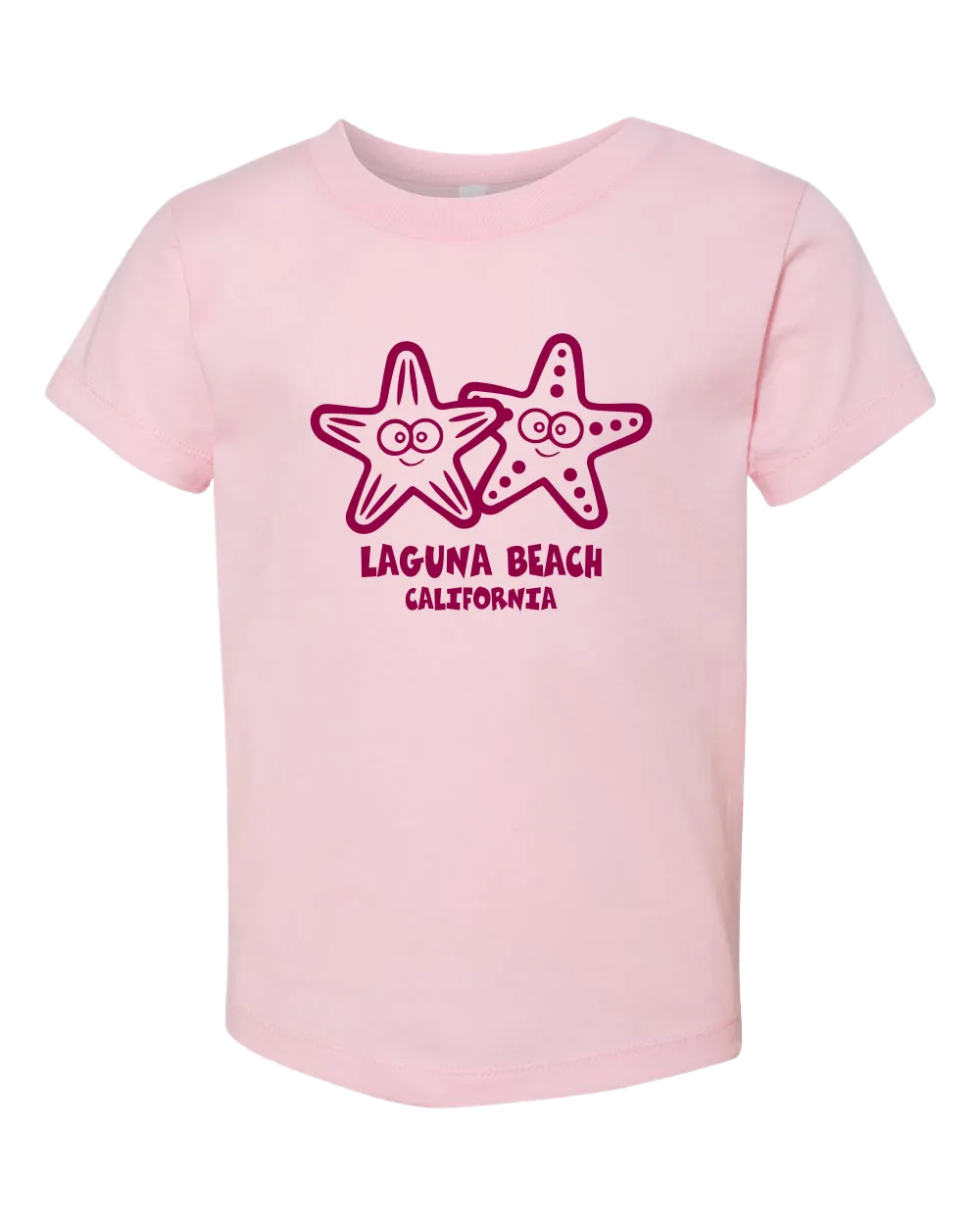 Starfish Toon Toddler Tee - Pink