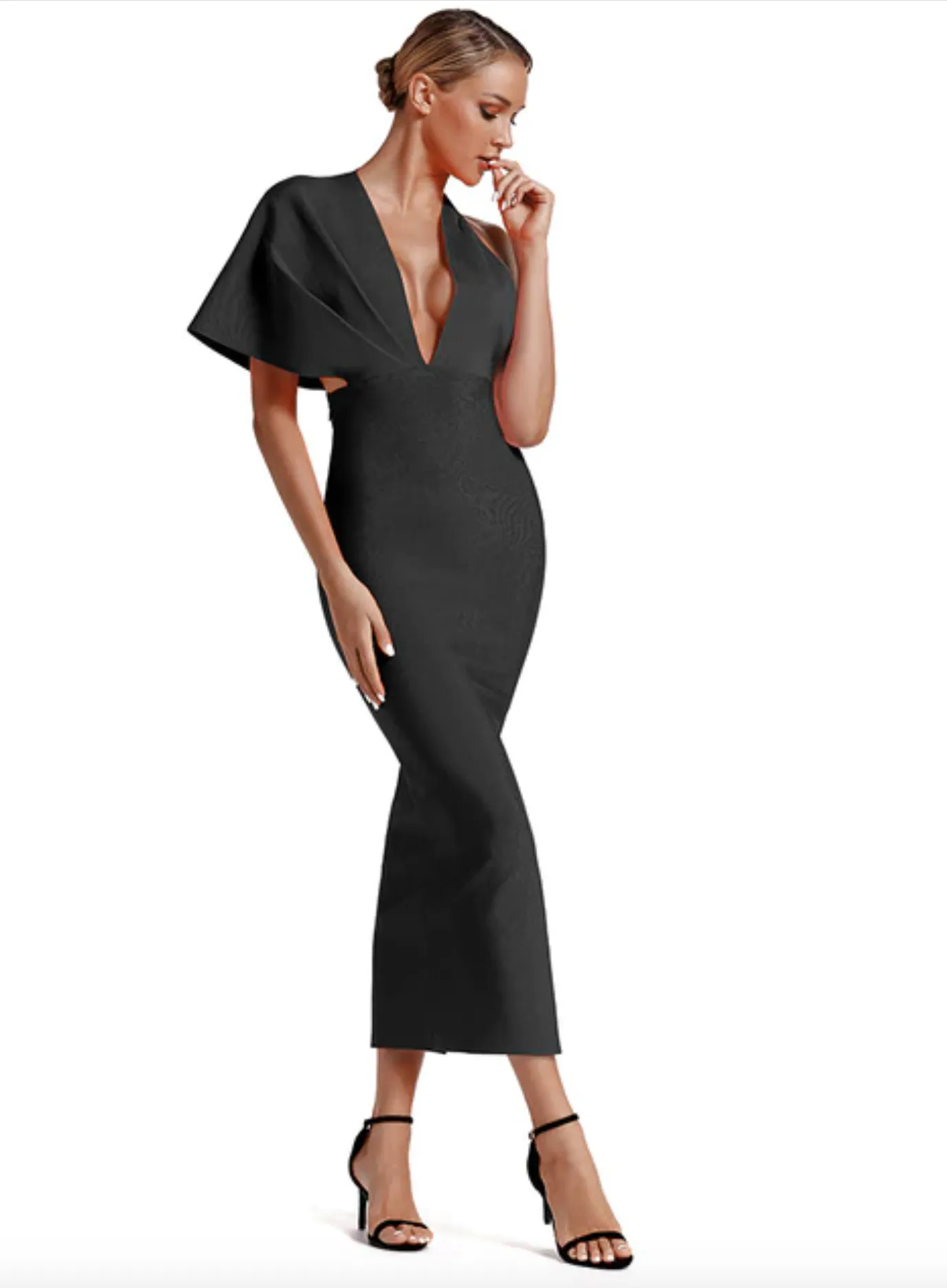 Tatiana Black Bandage Dress