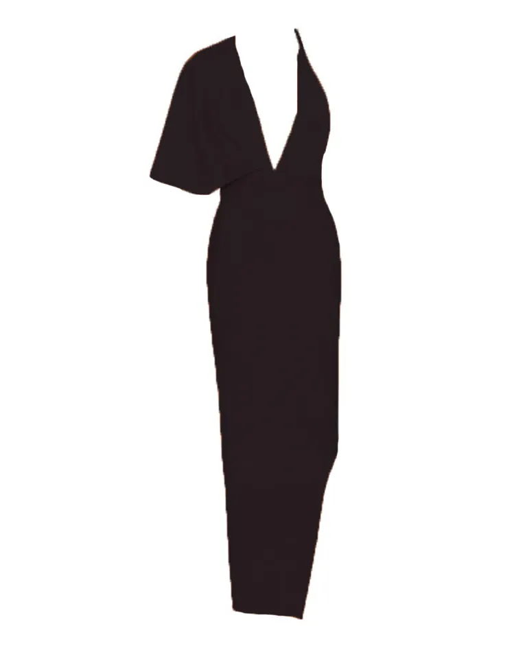 Tatiana Black Bandage Dress