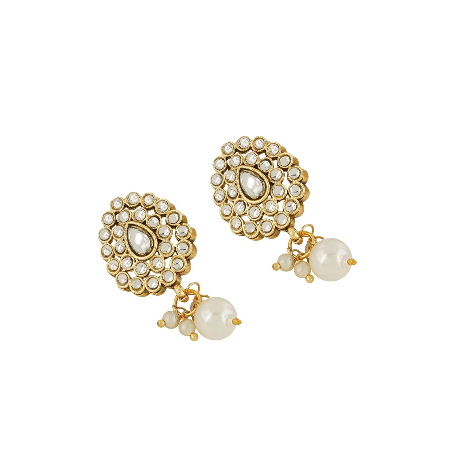 Teejh Gaekwar White Gold Earring