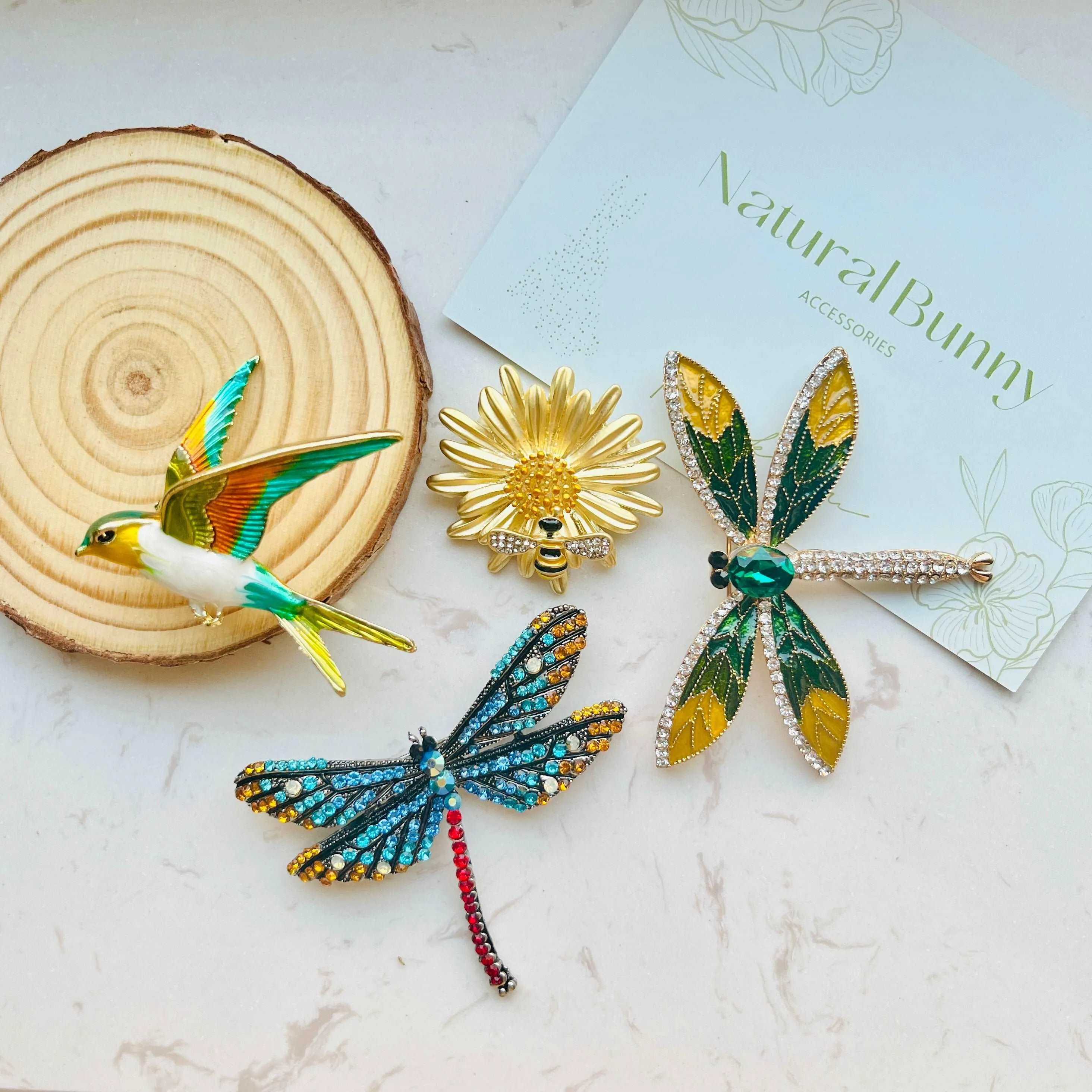 Vintage Dragonfly Brooch