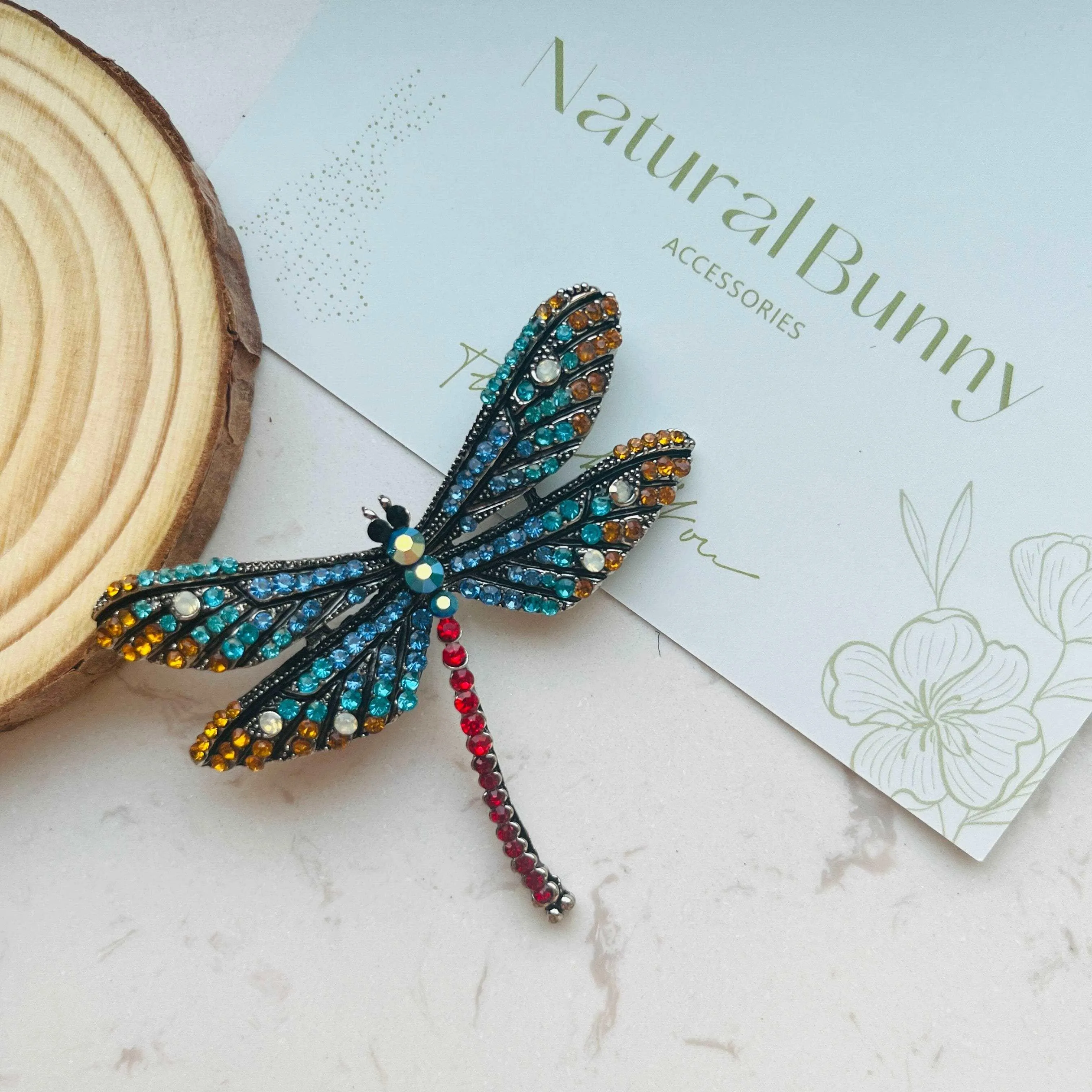 Vintage Dragonfly Brooch