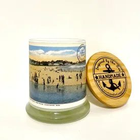 Vintage Postcard Candle - Good Harbor Beach